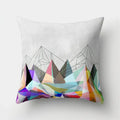 Housse de Coussin Motif Géométrique Multicolores - 2 / 40x40cm