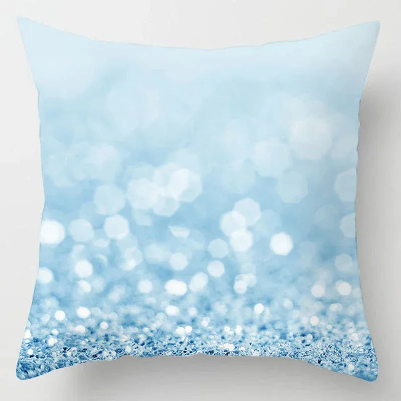 Housse de Coussin Motif Paillettes Scintillantes - 21 / 40x40cm