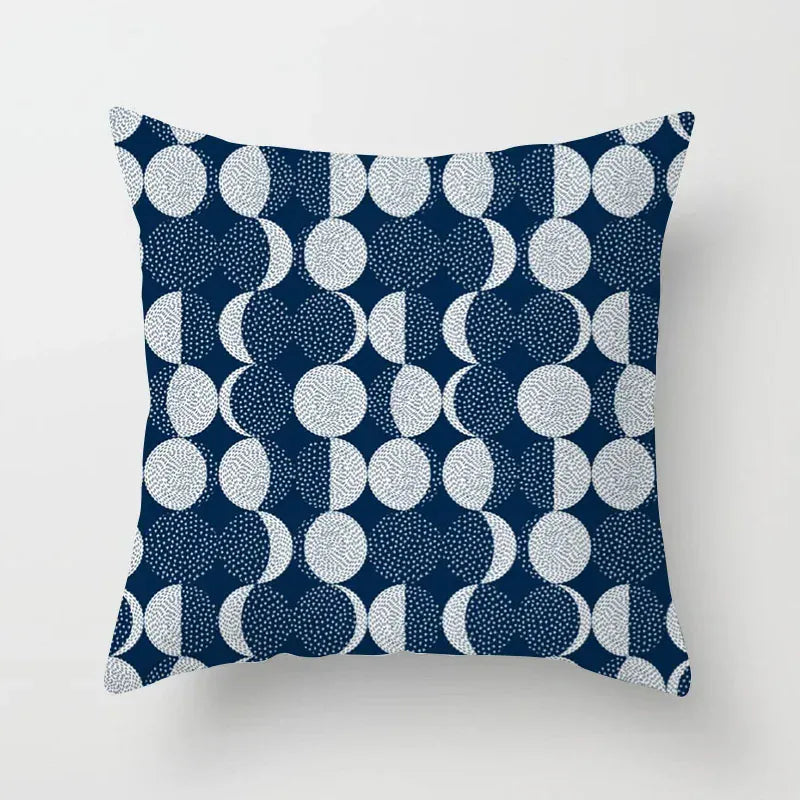 Housse de Coussin Motif Phases de Lune - 32 / 40x40cm