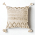 Housse de Coussin Touffeté à Pompons Motif Ligne - Default Title / B-45X45CM