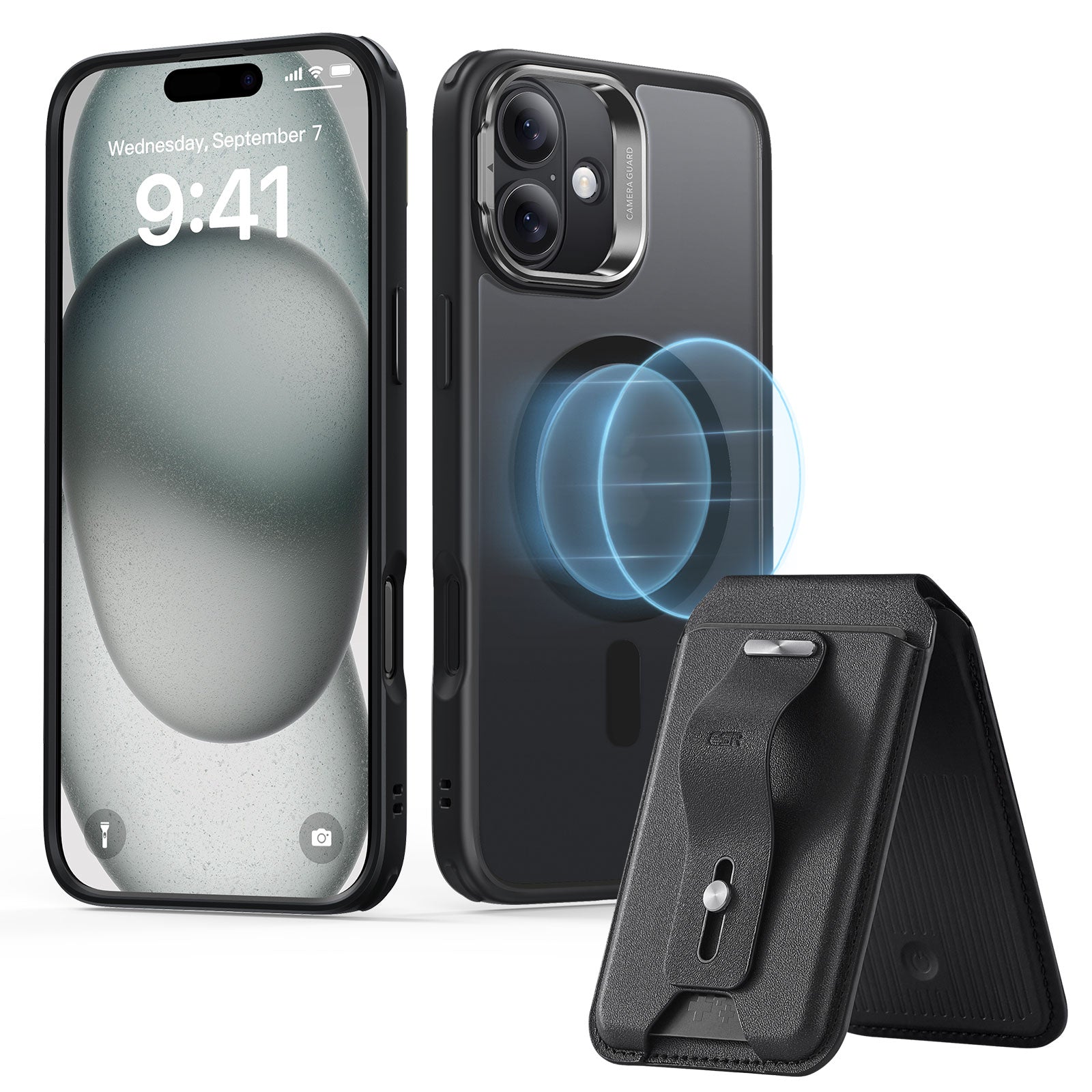iPhone 16 Plus Everyday-Carry Bundle - Frosted Black - Frosted Black