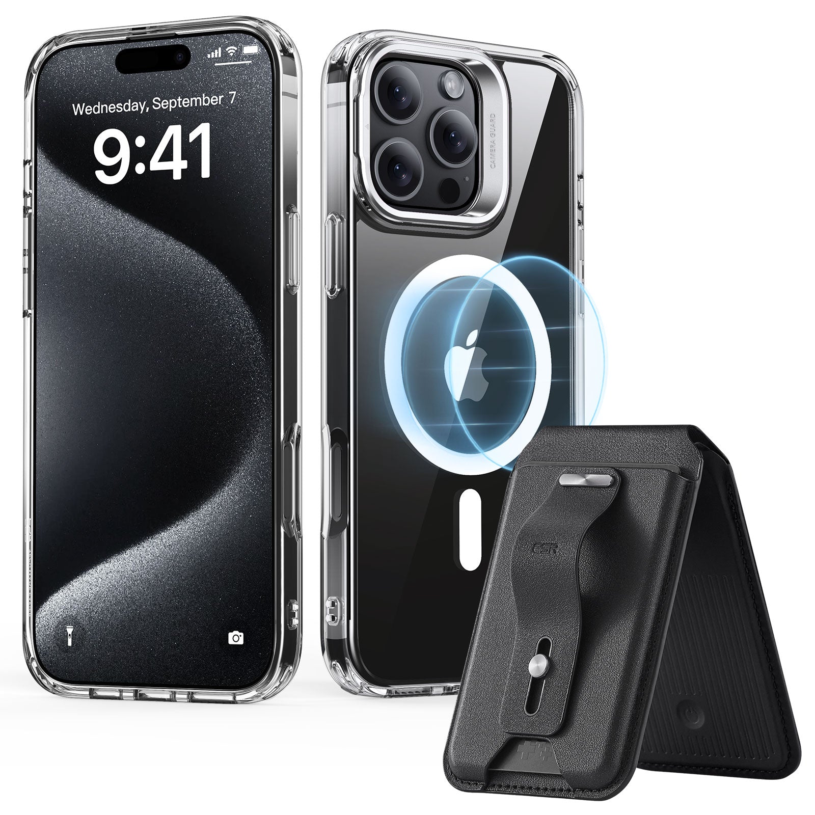 iPhone 16 Pro Max Everyday-Carry Bundle - Clear - Clear