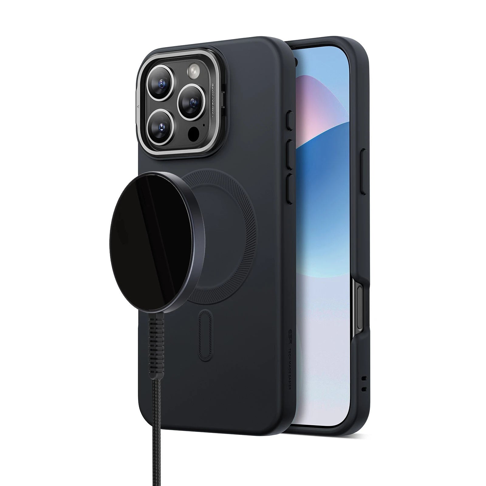 iPhone 16 Pro Max Wireless Charging Bundle - Black - Black