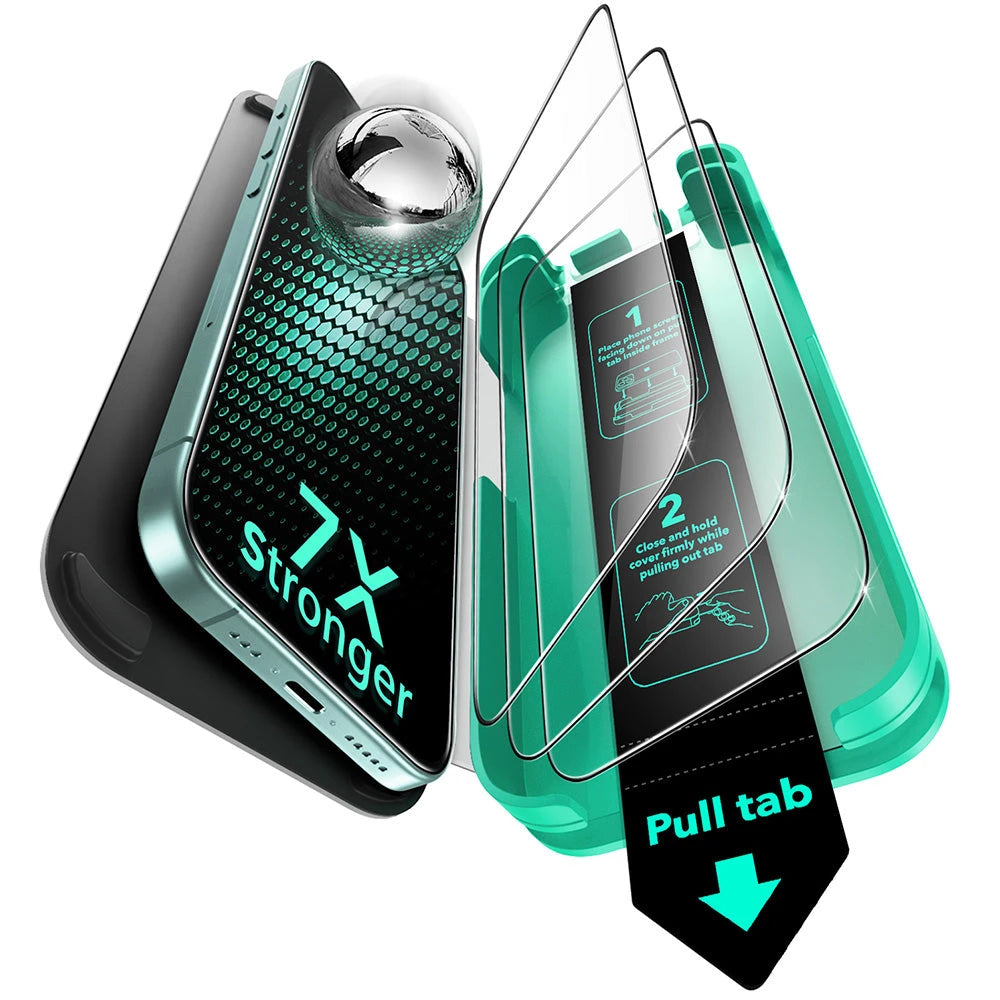 iPhone 16 Plus/15 Plus Armorite Screen Protector - 3 Pack - 3 Pack