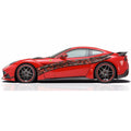 Side Stripes Full Color Car Vinyl Design - 26x90