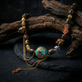 Calm Strength & Prosperity – Dragon Bead Sandalwood Necklace