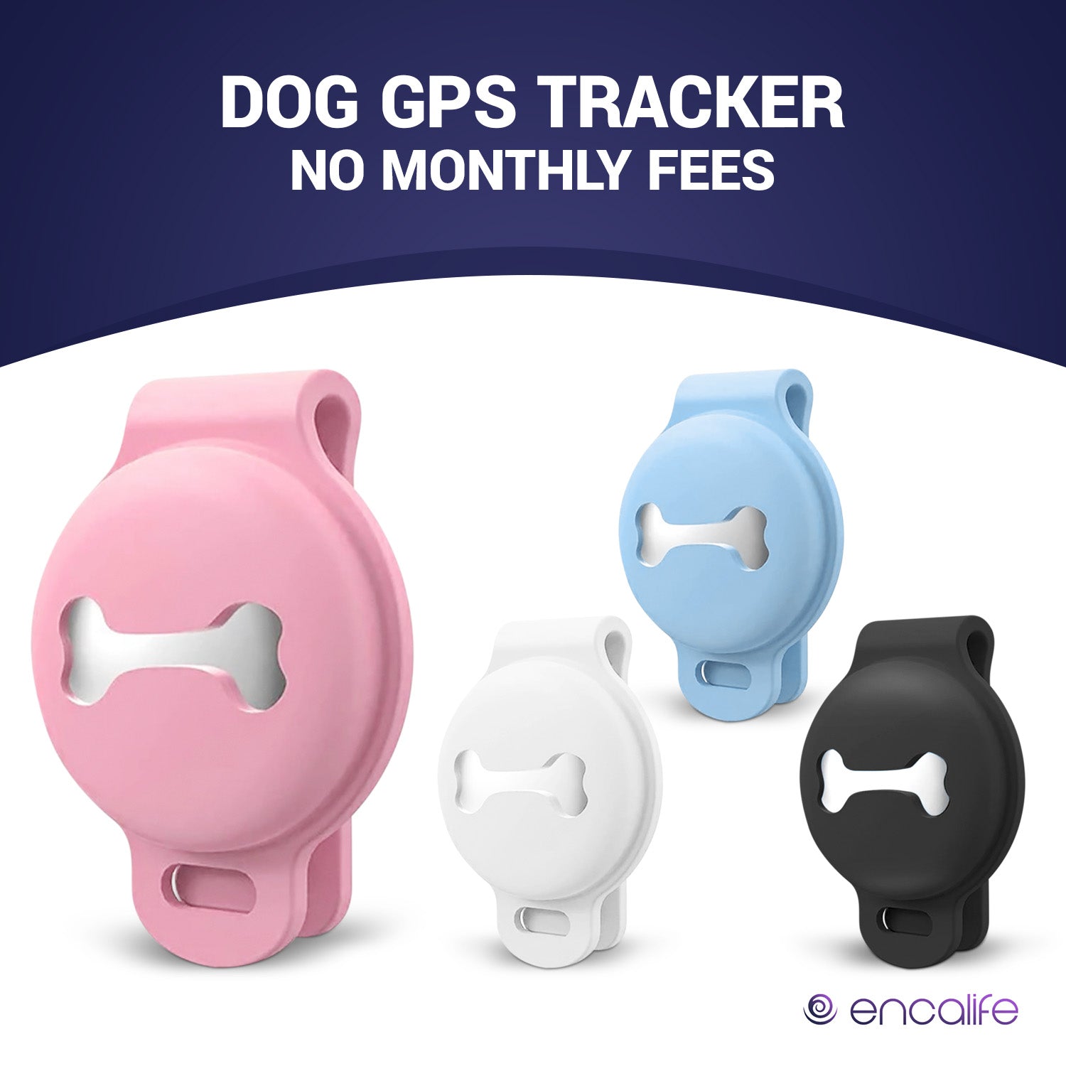 Dog GPS Tracker Collar | No Monthly Fees - Black