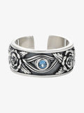 Thesupermade God's Eye Ring -1053 - Silver Grey / ONE SIZE