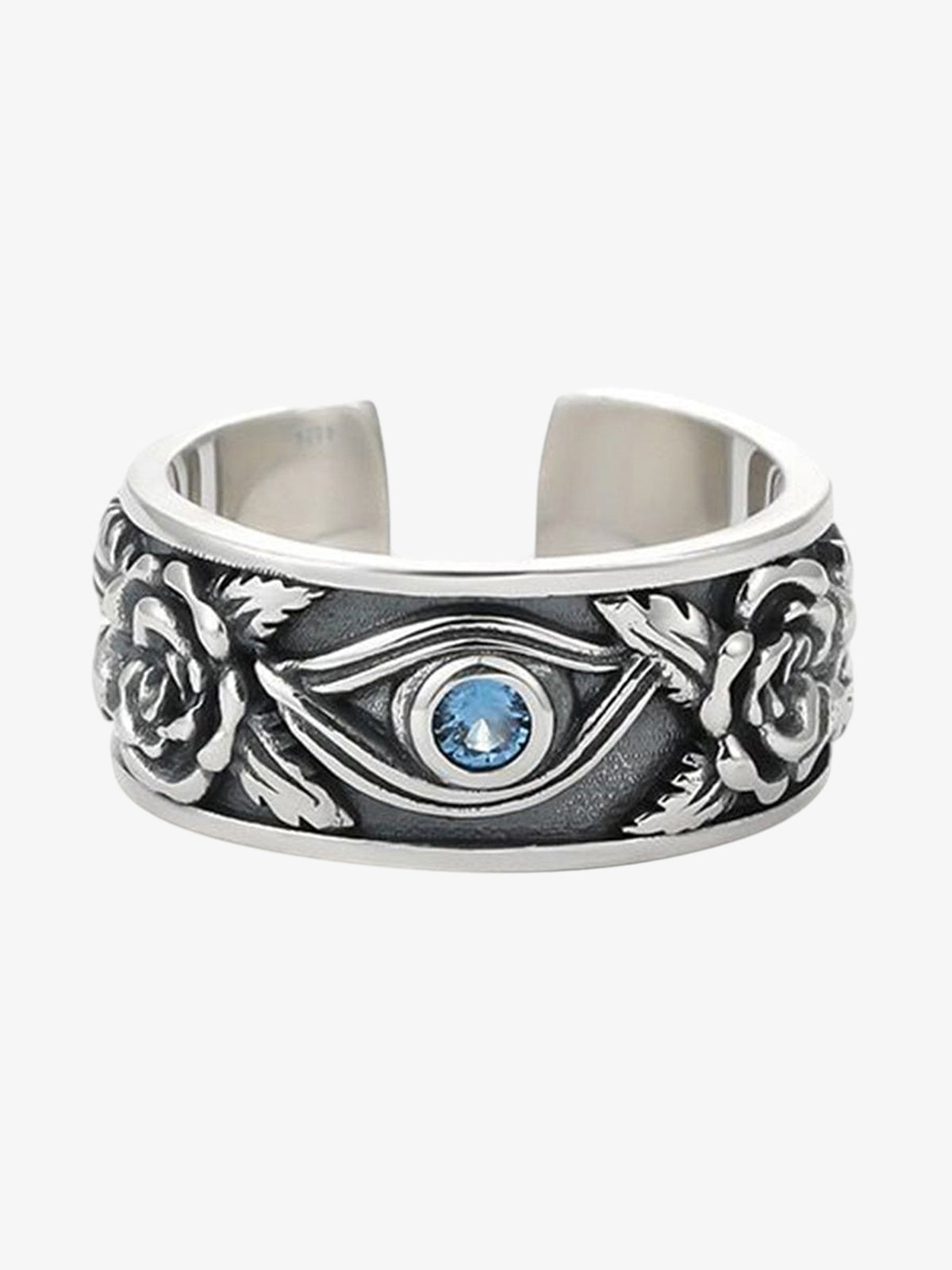 Thesupermade God's Eye Ring -1053 - Silver Grey / ONE SIZE