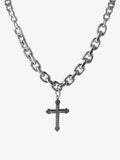 Thesupermade Black Cross Necklace -1131 - One Size