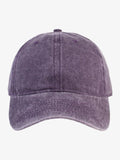 Thesupermade Washed Canvas Cap -1072 - Purple / One Size