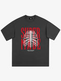 Thesupermade Skull Printed Logo Design T Shirt -1159 - Grey / M