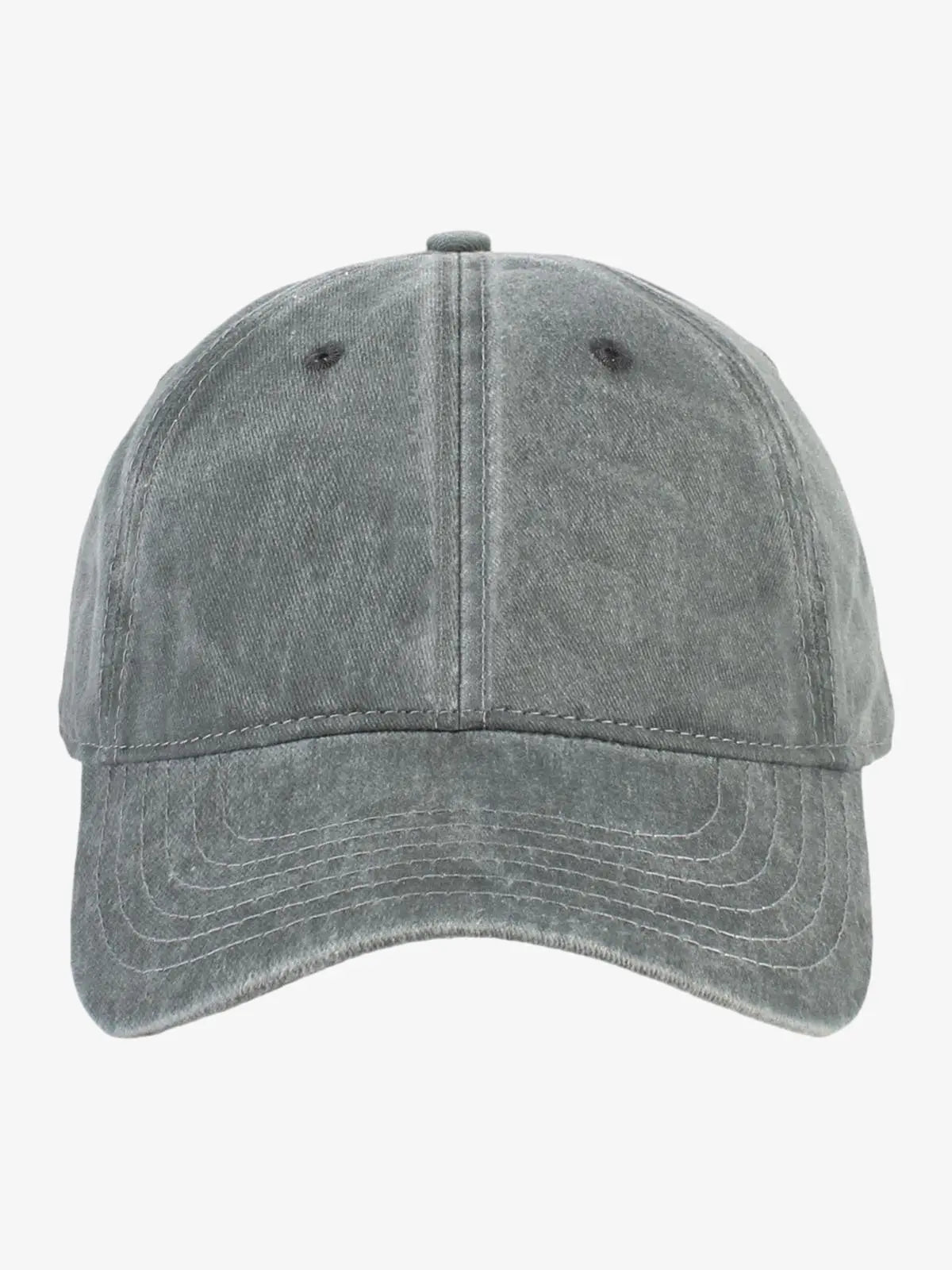 Thesupermade Washed Canvas Cap -1072 - Light Grey / One Size