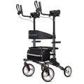 HFK-9240 Dual-Brake Upright walker 10" wheels - Black