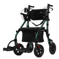 HFK-9269KD All Terrain 2-in-1 Rollator Walker 10" Wheels - Green