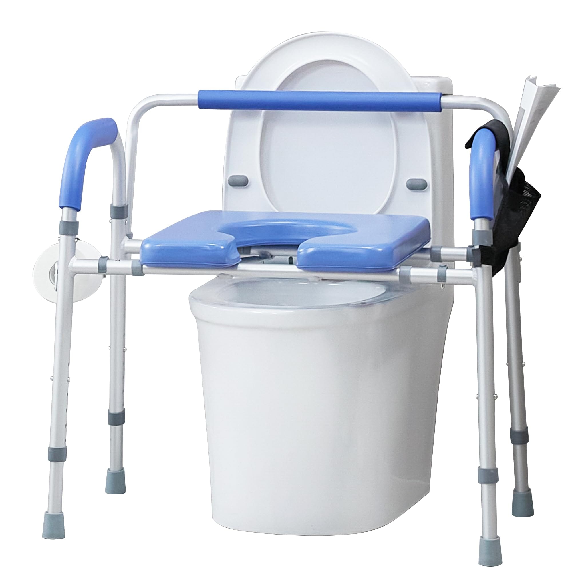 HFK-3375KD-2 Heavy-Duty Raised Toilet Seat-Non-slip Rubber Tips