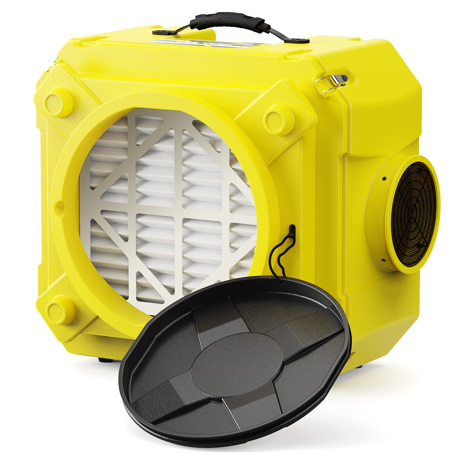 Cleanshield HEPA 550 Air Scrubber Negative Air Machine with 3 Stage Filters, 10 Years Warranty | Alorair - Yellow