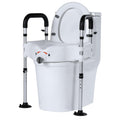 HFK-3377 Height-Adjustable Raised Toilet Seat-Assisted Stand-Up Support - Regular