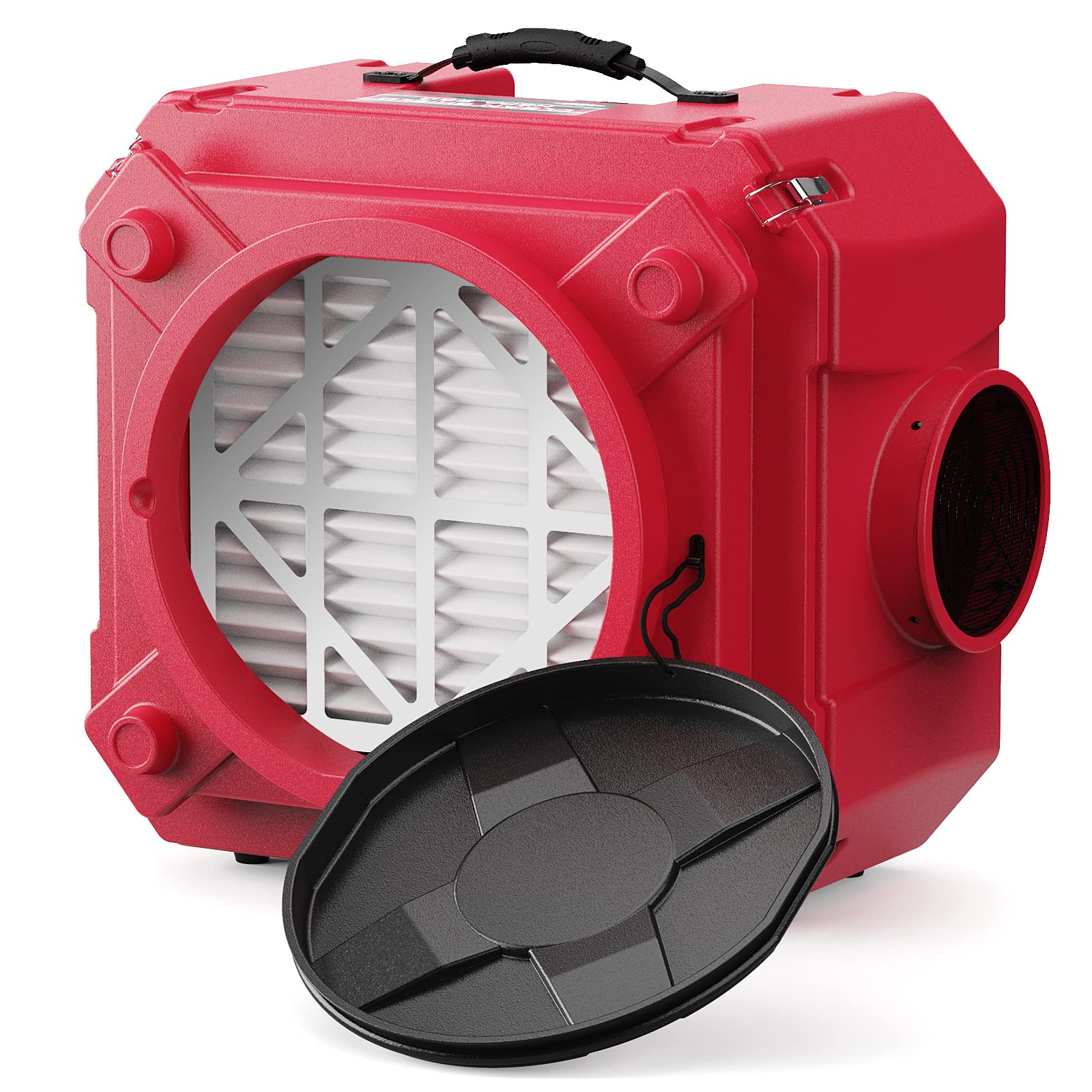 Cleanshield HEPA 550 Air Scrubber Negative Air Machine with 3 Stage Filters, 10 Years Warranty | Alorair - Red