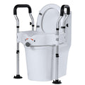 HFK-3377 Height-Adjustable Raised Toilet Seat-Assisted Stand-Up Support - Widen