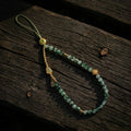 Abundance & Healing – Green Phantom Quartz Phone Strap & Car Charm