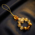 Stability & Abundance – Earth Element Yellow Crystal Pi Xiu Talisman Strap
