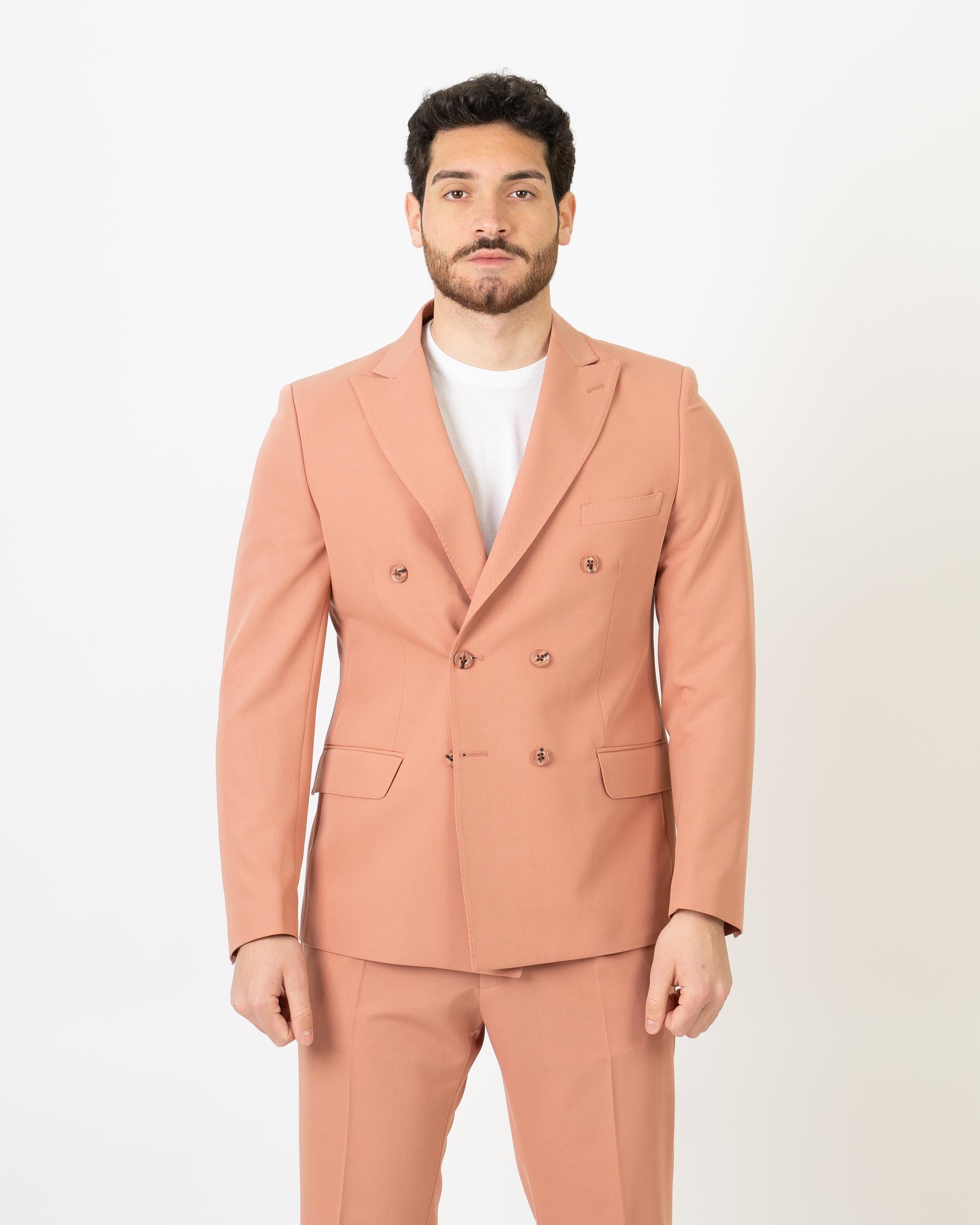 Abito Doppiopetto Rosa - 50