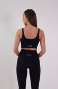 Second Skin Sports Bra - Black - XXL