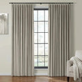 Velmor Velvet Drapes Pleated - Gray Beige MJ11-8