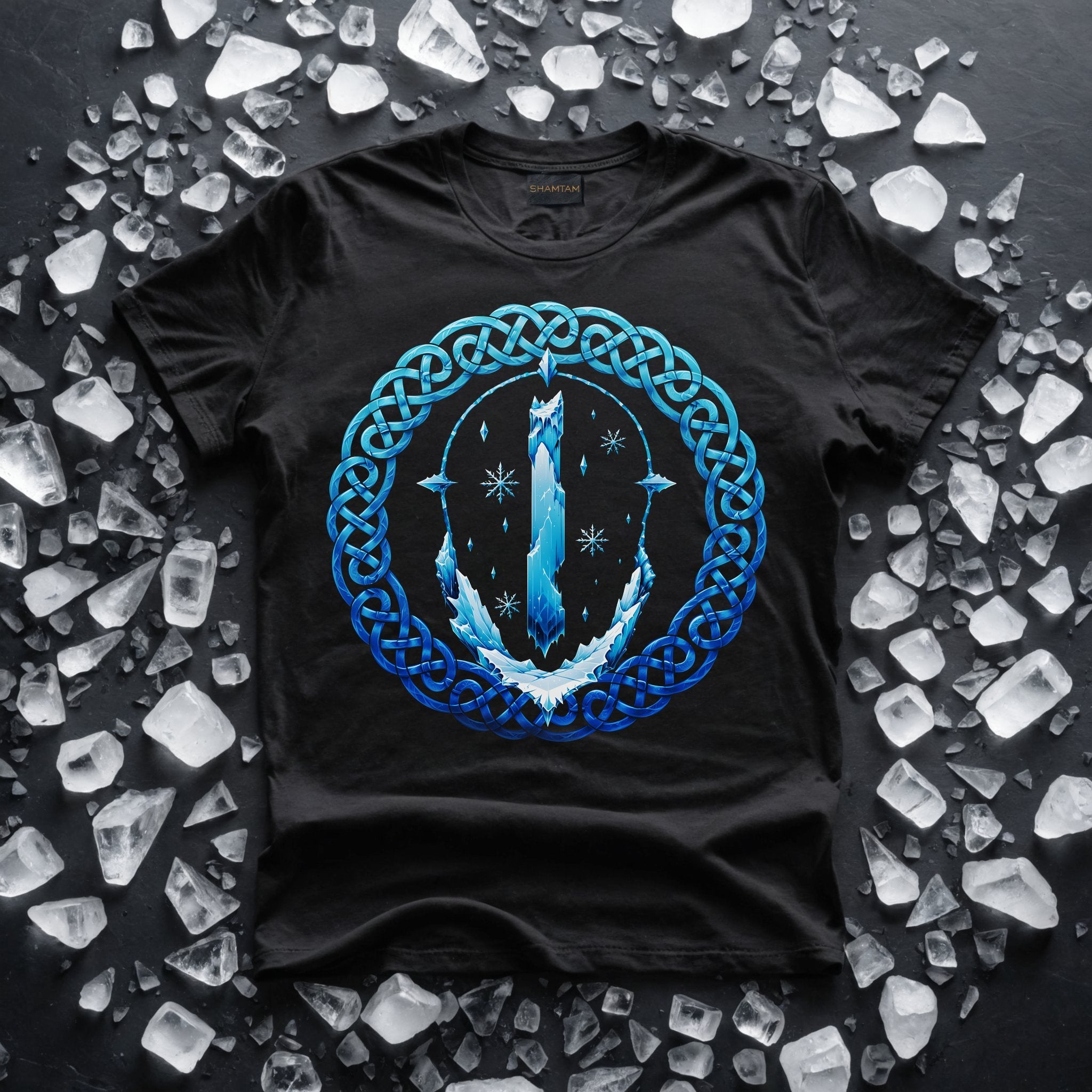 Isa Rune T-Shirt Unisex, Rune Of Ice - Default Title