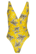 Jacky Jacky Deep Plunge One Piece Swimsuit - Spring - Medium