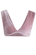 Jenna Bikini Top Blush Velvet - Large