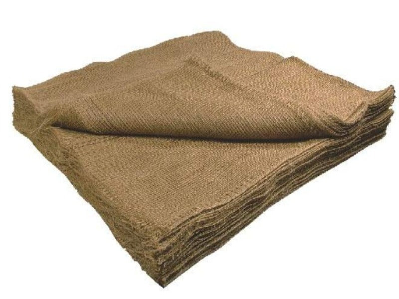 JUTE Jutestoff, Jutegewebe, Jutetücher 80x80 cm