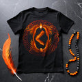 Kenaz Rune Unisex T-Shirt Rune of Light - Default Title
