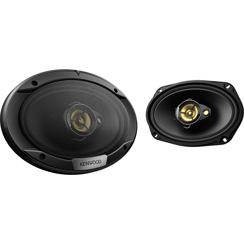 Kenwood KFC-S6976EX Stage Sound Series 6x9" Flush Mount 3-Way 3-Speaker System 500w