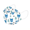 Kids KF94 Face Masks - Blue Bear / 10 Masks