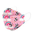 Kids KF94 Face Masks - Pink Rainbow Panda / 10 Masks