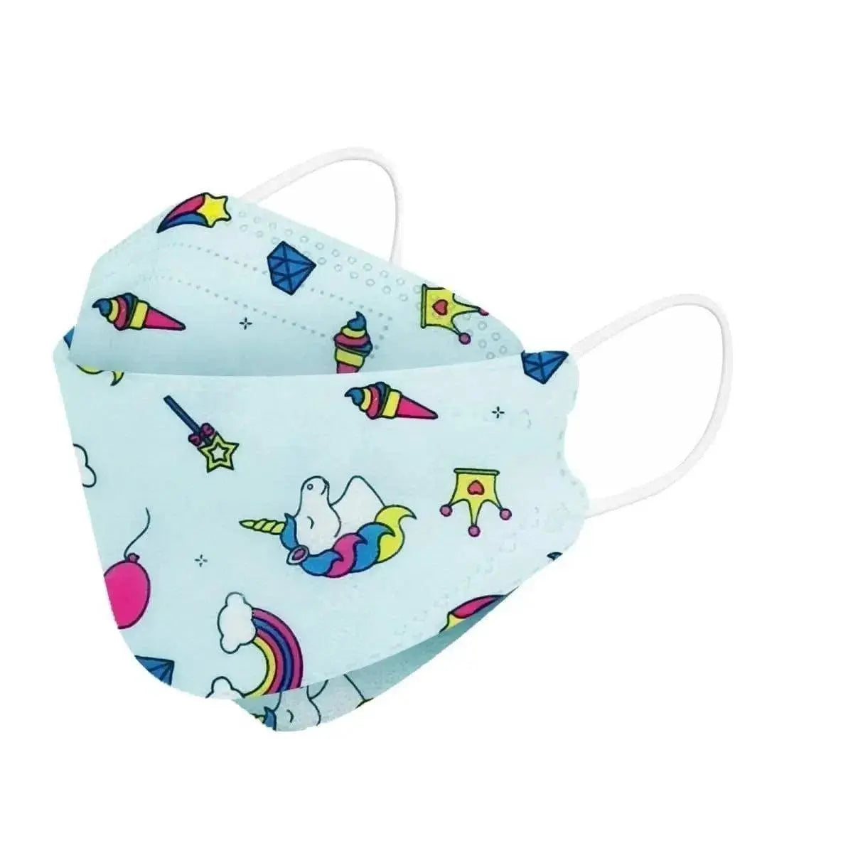 Kids KF94 Face Masks - Princess Unicorn / 10 Masks