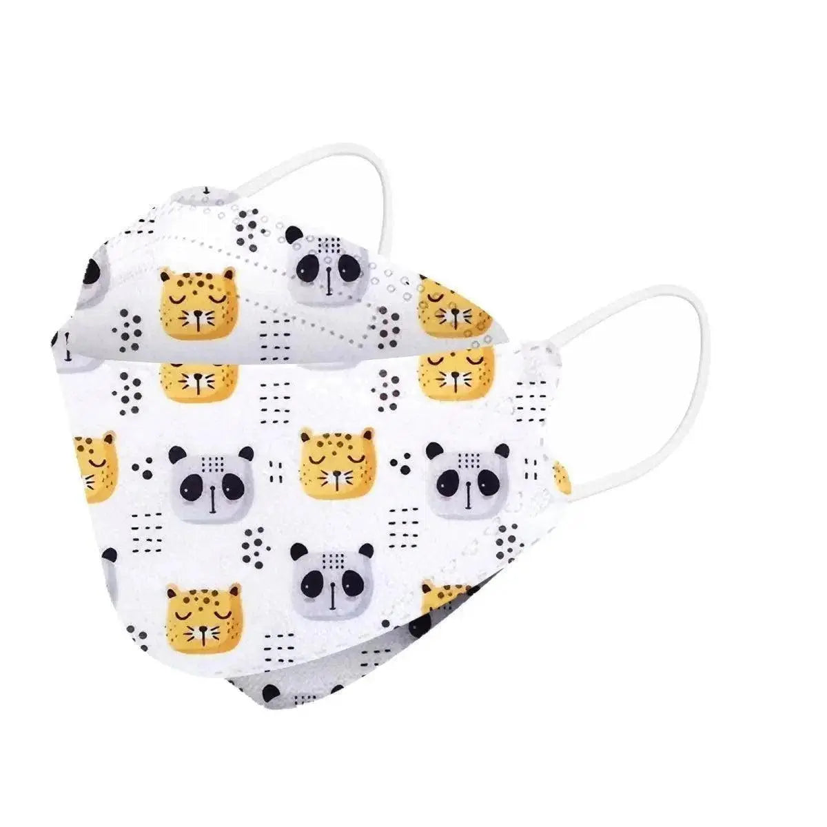 Kids KF94 Face Masks - Squinting Leopards / 10 Masks