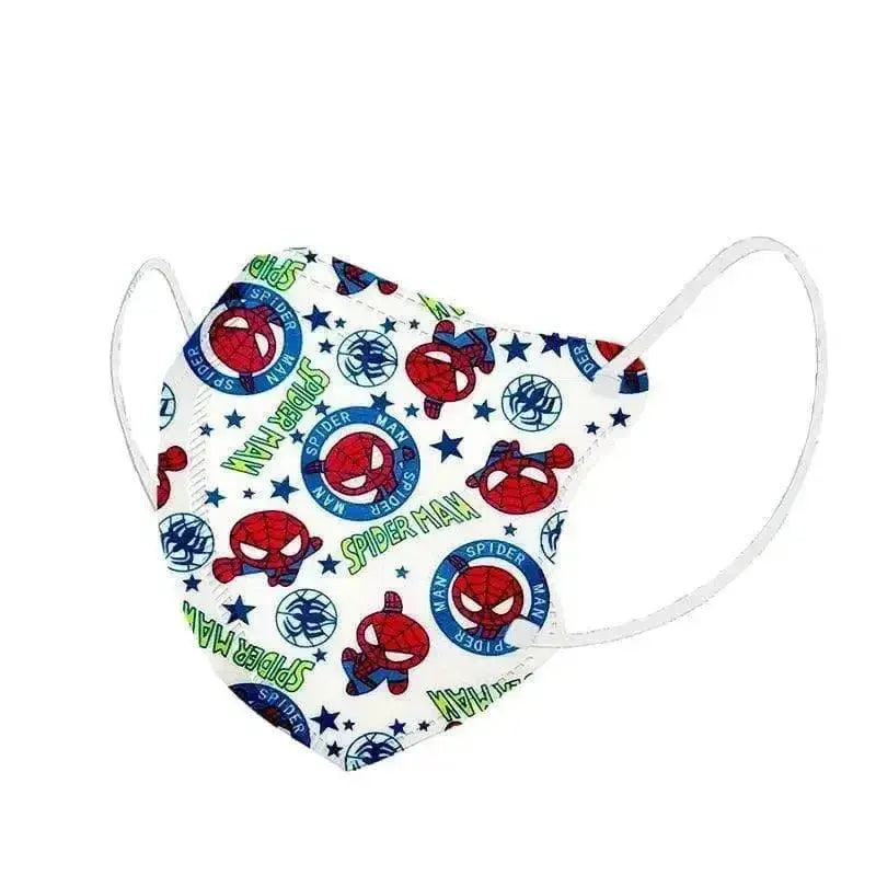 Kids KN95 Face Masks, K95 Disposable - White Spider-Man / 30 Masks