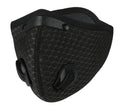 Kids Mesh Sports Mask with 5-Layer Carbon Activated Filter - Black