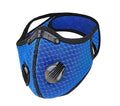 Kids Mesh Sports Mask with 5-Layer Carbon Activated Filter - Blue