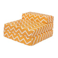 Kids Z Bed Kids Foldable Sofa Bed Guest Mattress Printed Chair Bed - Zigzag