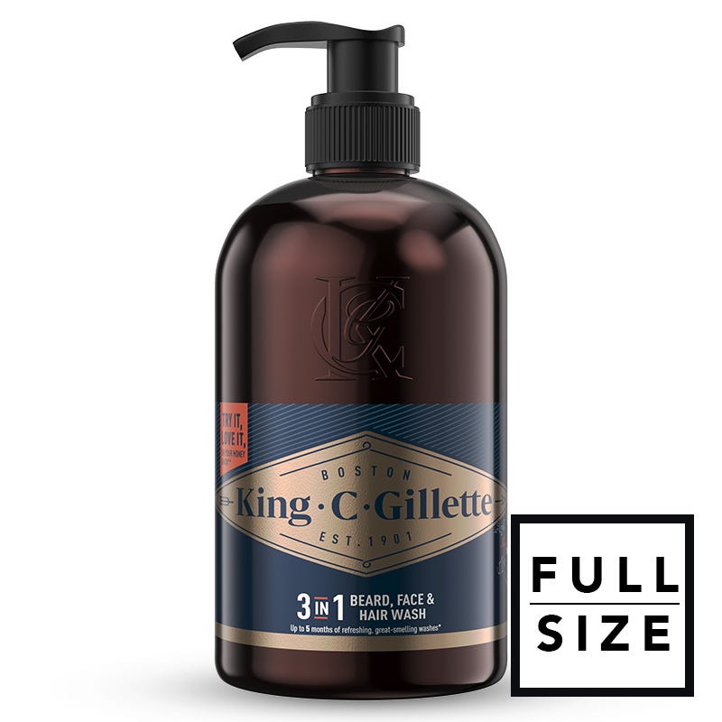 3 IN 1 Beard, Face & Hair Wash