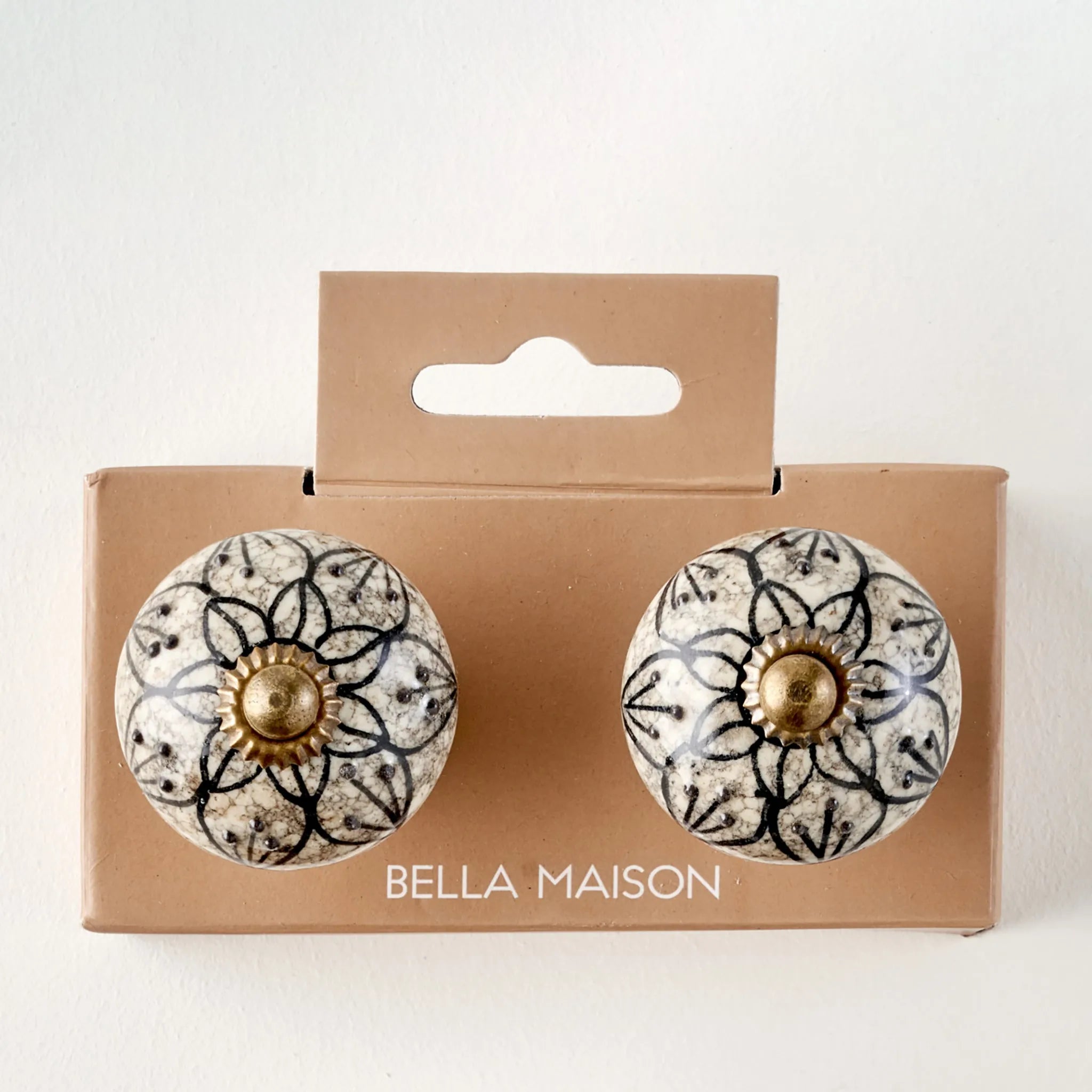 Leila Ceramic Floral Cabinet Knobs