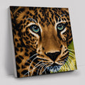 Leopard Crystal Art Canvas Kit 30x30cm