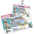 License Tag (Iowa) - Tag and Wallet Card