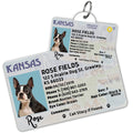License Tag (Kansas) - Tag and Wallet Card