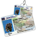 License Tag (North Dakota) - Tag and Wallet Card