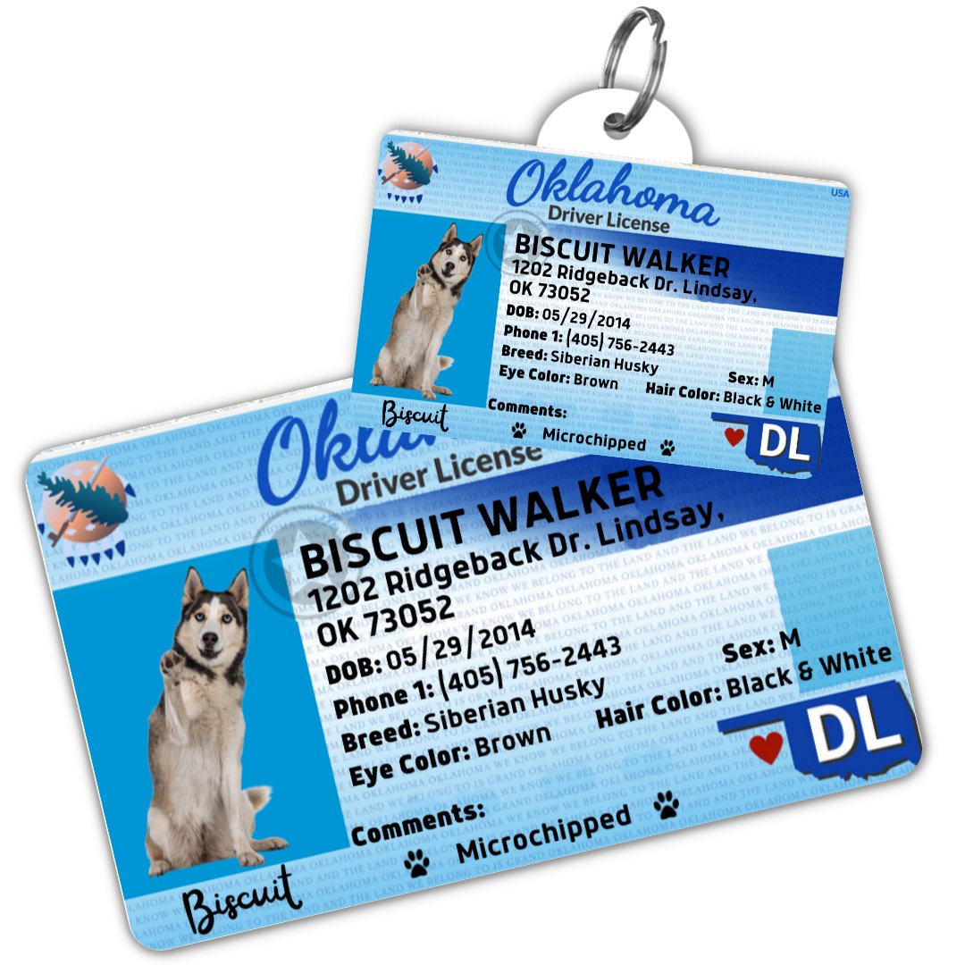 License Tag (Oklahoma) - Tag